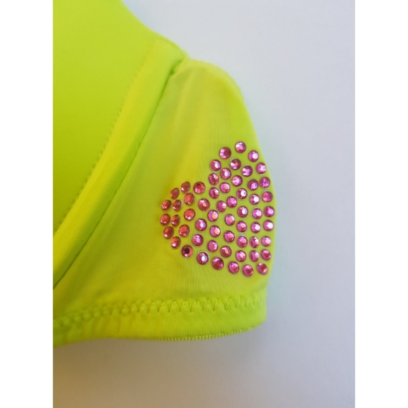 La Senza Neon Yellow Push-up Bra 32D - Picture 4 of 12